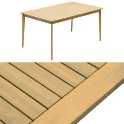 Happy Garden Buitenmeubelsets SIMILAN - Grijs - Hout -VIDAXL Winkel 1000096715 0103