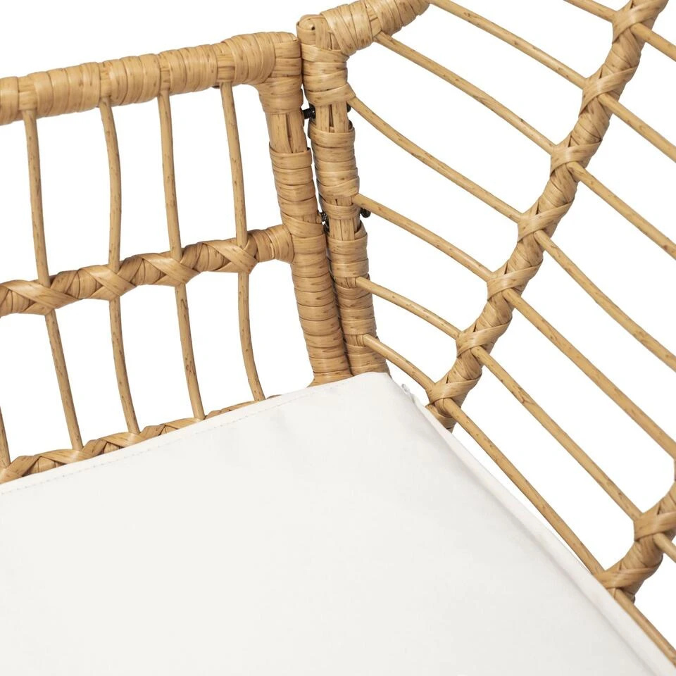 Happy Garden Buitenmeubelsets TIGA - Beige - Geweven Hars 6 Happy Garden Buitenmeubelsets TIGA - Beige - Geweven Hars - Afbeelding 4