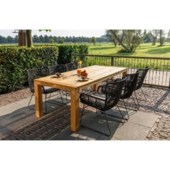 Exotan Tuinstoel Grace - Staal/Touw - Antraciet - Set Van 2 -VIDAXL Winkel 1000098305 0101