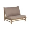TODI - Fauteuil - Lichthout/Taupe - Bamboe -VIDAXL Winkel 1000103622