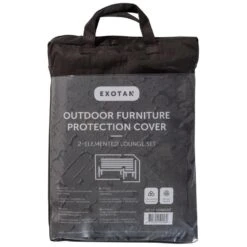 Exotan Beschermhoes Loungeset San Remo - PE - Zwart - 45x30x14