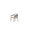 Monti Dining Fauteuil - Light Teaklook - Rope Lava Zwart - Gobi Sand -VIDAXL Winkel 1000156426