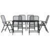 VidaXL - Tuinset - Antraciet - Metaal - 7 Stuks -VIDAXL Winkel 1000163310