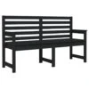 VidaXL - Tuinbank - Zwart - Grenenhout - 159.5 X 48 X 91.5 Cm -VIDAXL Winkel 1000163352
