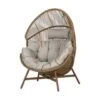 Lisomme Ayla Rattan Tuin Loungestoel Beige - Met Zitkussens -VIDAXL Winkel 1000168206