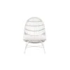 Svea - Ines Outdoor Loungestoel - Wicker - Wit 1 Svea - Ines Outdoor Loungestoel - Wicker - Wit -VIDAXL Winkel 1000171023
