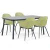 Tuinset 4 Personen 160 Cm Aluminium Groen Lifestyle Garden Furniture 2 Tuinset 4 Personen 160 Cm Aluminium Groen Lifestyle Garden Furniture -VIDAXL Winkel 1000174347