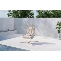 Svea - Hana Hangstoel - Beige -VIDAXL Winkel 11201d2121a54b3f9e9630361f03b30d