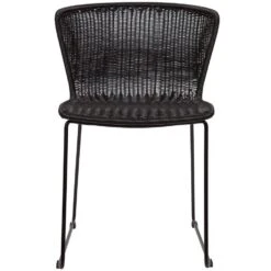 WOOOD Wings Tuinstoelen - Polyester - Zwart - Set Van 4 -VIDAXL Winkel 1240482879c14878b37adb6397dff65e