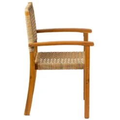 Set Van 2 Tuinstoelen Van Acacia En Touw -VIDAXL Winkel 13b393e30e21433396ea6302e5d3e3de