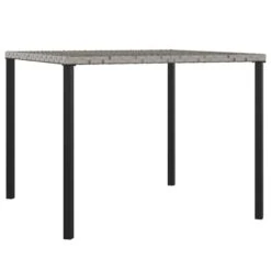 VidaXL - 6-delige Tuinset Met Kussens 4 Krukken - Grijs - PE-rattan - 90x90 Cm -VIDAXL Winkel 14693db3eaa54aa88801a644619c5e37