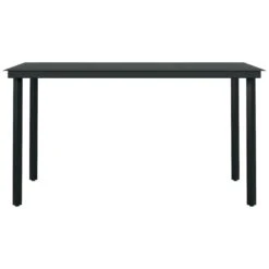 VidaXL - 5-delige Tuinset - Zwart PVC Rattan En Staal - 140x70 Cm 15 VidaXL - 5-delige Tuinset - Zwart PVC Rattan En Staal - 140x70 Cm -VIDAXL Winkel 14f3d5a3437b4566b8d5a919acbd7b4f