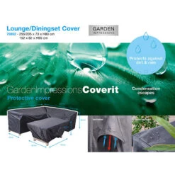 Garden Impressions Lounge Dining Hoes 255/205x73xH80 En 152x82xH65 Cm -VIDAXL Winkel 1731150976 0101