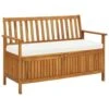 VidaXL Tuinopslagbank 120x63x84 Cm Massief Acaciahout 1 VidaXL Tuinopslagbank 120x63x84 Cm Massief Acaciahout -VIDAXL Winkel 1733866284