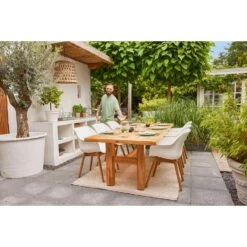 Set Van 2- Hartman Sophie Studio Diningstoel- White - Teak Poot -VIDAXL Winkel 176ca713a28140c9a6b09a4db0245d33