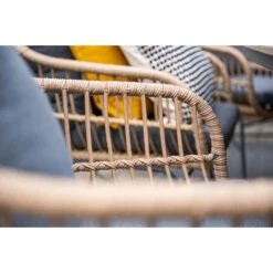 Set Van 4 - Garden Impressions Margriet Tuinstoel - Naturel -VIDAXL Winkel 177a93531123479f85ae4dc535080616