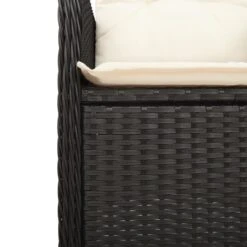 VidaXL - Tuinstoel Verstelbaar Met Kussens - Zwart - Poly Rattan 19 VidaXL - Tuinstoel Verstelbaar Met Kussens - Zwart - Poly Rattan -VIDAXL Winkel 17a18f1f19fb4c7289e1fb4008c415a3
