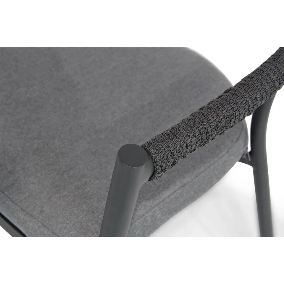 Tuinstoel Rope Grijs-antraciet Santika Vivian 5 Tuinstoel Rope Grijs-antraciet Santika Vivian - Afbeelding 3