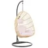 Beliani Hangstoel CASOLI - Natuurlijk Pe Rotan -VIDAXL Winkel 1940874158