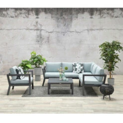 Garden Impressions San Luis Loungestoel - Mint Grijs -VIDAXL Winkel 1945392173 0102