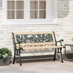 VidaXL - Tuin Zitplaatsen - Bruin - Hout - 116 X 54 X 73cm -VIDAXL Winkel 1e16efa124d84d39a9b1628b23dcdc9e