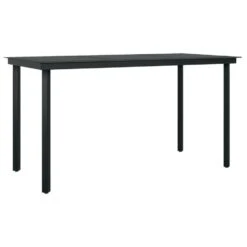 VidaXL - 7-delige Tuinset - Zwart Katoenen Touw En Staal - 140x70 Cm -VIDAXL Winkel 2259ac92ba6940a3b6c54d01a030d0ad