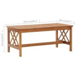 VidaXL - Tuinset - Bruin - Hout -VIDAXL Winkel 22c8b076273041eab507340dcd0d6d89 1