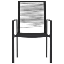 VidaXL - Tuinset Zwart PVC Rattan En Staal - 140x70 Cm - 5 Stuks 13 VidaXL - Tuinset Zwart PVC Rattan En Staal - 140x70 Cm - 5 Stuks -VIDAXL Winkel 22eee6aa73894285bdedf4418e6f6f98 1