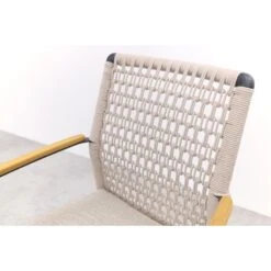 VDG Lumino Stapelbare Dining Tuinstoel - Light Rope / Teak Arm -VIDAXL Winkel 234f9dd9f7a34f19b292018e4e24adf8