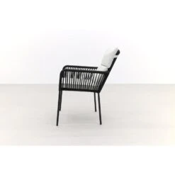 Teresa Dining Rope Tuinstoel - Black -VIDAXL Winkel 2409b53faac5480fbfaeca627dcf3800