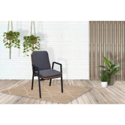 Sens-Line - Dexter Tuinstoel - Zwart - Acaciahout - Set Van 4 9 Sens-Line - Dexter Tuinstoel - Zwart - Acaciahout - Set Van 4 -VIDAXL Winkel 254579f2ff814a40961d29ff8795f744