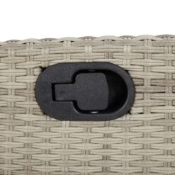 VidaXL - Tuinstoelen Verstelbaar - Grijs - Poly Rattan - 2 Stuks - Met Kussens -VIDAXL Winkel 264f876557934f6e945706d1dbc73f46