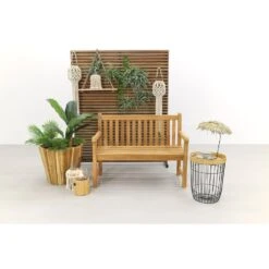 VDG Teak Houten Tuinbank Bison - 120 Cm -VIDAXL Winkel 27427d8686ed437f959822dd632075ed