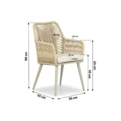 Tuinset 4 Personen 200 Cm Aluminium/wicker Taupe Coco Vedra/Brighton -VIDAXL Winkel 278c686642b54a0481847567b1d6b6a6 3