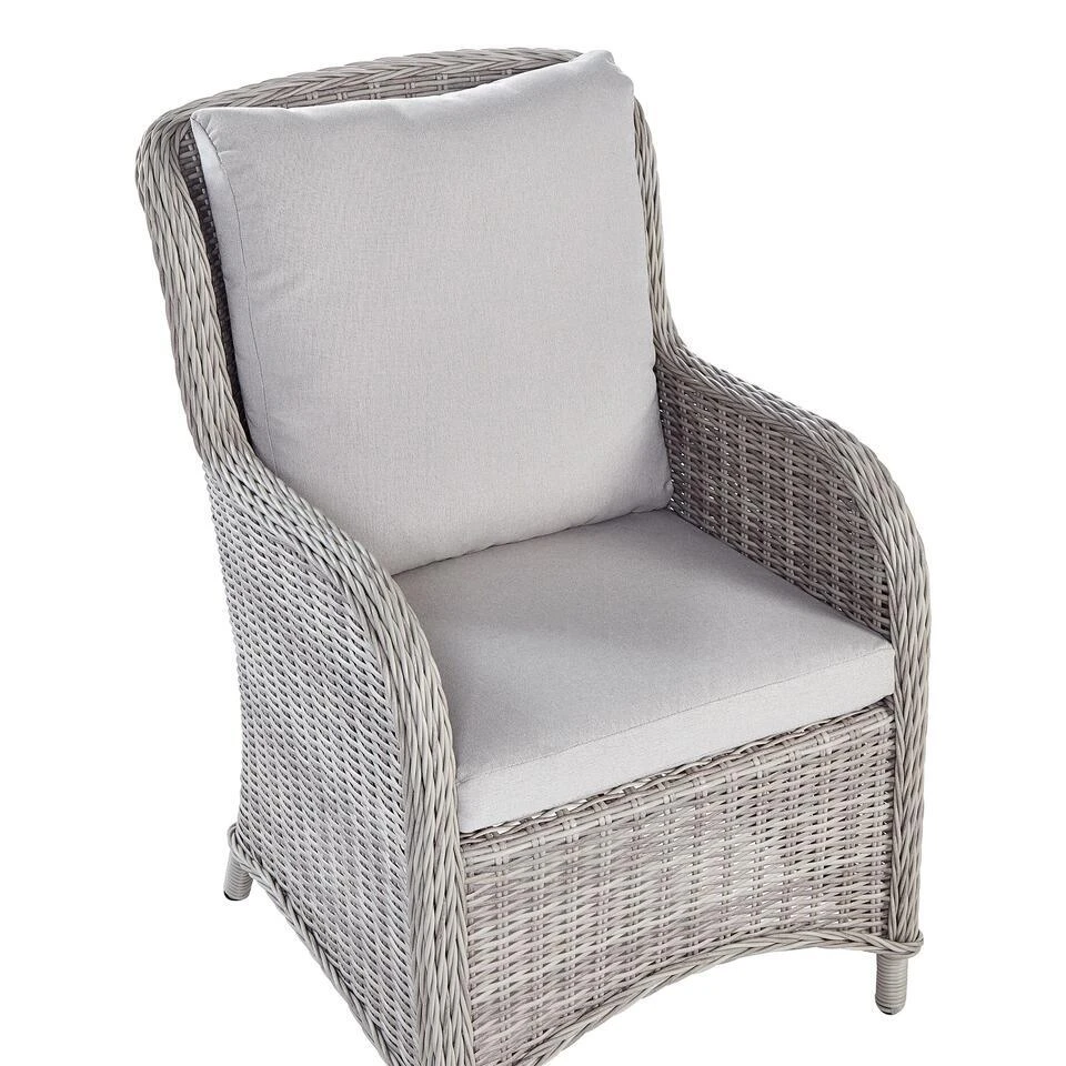 CASCAIS - Tuinstoel Set Van 2 - Beige - PE Rotan 9 CASCAIS - Tuinstoel Set Van 2 - Beige - PE Rotan - Afbeelding 7