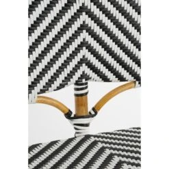 Mica Decorations Mandox Bank - L98 X B60 X H93 Cm - Rotan - Zwart, Wit -VIDAXL Winkel 2ce420906ccb4c0bb65972f75b3fadb6