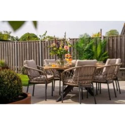 VDG Set Van 4 - Julia Dining Tuinstoel - Antraciet -VIDAXL Winkel 2d19398b387f445fb8a4b88468341ebc