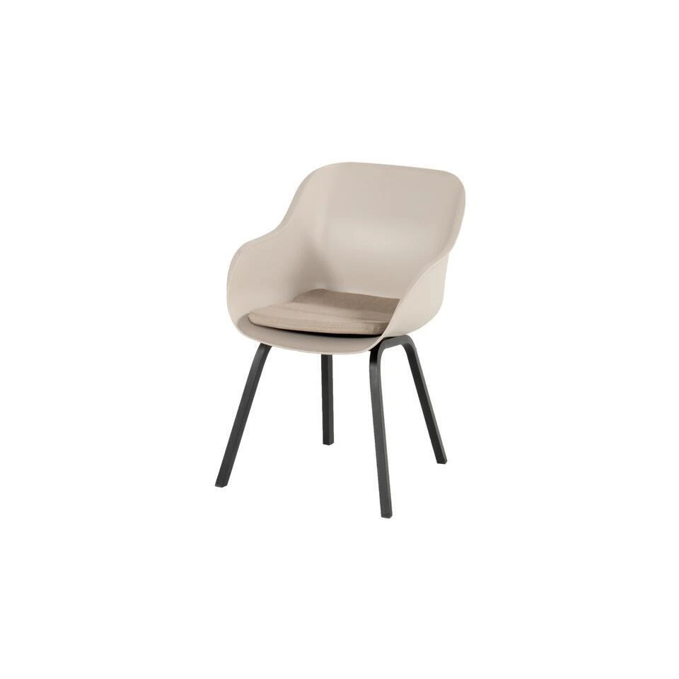 Hartman Le Soleil Element Dining Armstoel - Soft Taupe/Black - 4 St. 9 Hartman Le Soleil Element Dining Armstoel - Soft Taupe/Black - 4 St. - Afbeelding 7