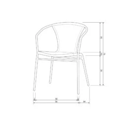 WOOOD Weston Stoelen Buiten - Rattan/Metaal - Jungle - Set Van 4 -VIDAXL Winkel 2f65b1a916ec4ca1b3662233a5e34c1c