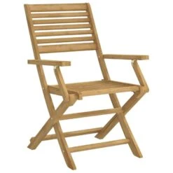 VidaXL - Tuinstoelen - Inklapbaar - Bruin - Acaciahout - 4 Stuks -VIDAXL Winkel 32f05dedb49c472688b3545498bcc909