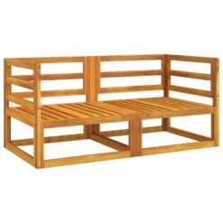 VidaXL - Hoekbanken Sectioneel - Taupe - Acaciahout - 2 Stuks -VIDAXL Winkel 34888b1165334d2ea95efdd804565240