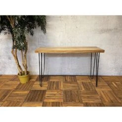 Sens-Line - Suarez Bijzettafel - Tuintafel - 118cm - Bruin -VIDAXL Winkel 3558dcc4a37944779c4bcf9404a47bd8