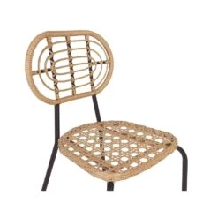 PRATELLO - Tuinstoel Set Van 4 - Naturel - PE Rotan -VIDAXL Winkel 362c0832c8f24350b969e24ac708ce50