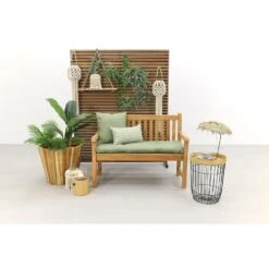 VDG Teak Houten Tuinbank Bison - 120 Cm -VIDAXL Winkel 36a610c76c904b61a205b371ed243724