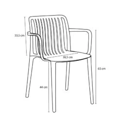 Mica Decorations Paloma Tuinstoel - Polypropyleen - Grijs 19 Mica Decorations Paloma Tuinstoel - Polypropyleen - Grijs -VIDAXL Winkel 37035460c9fe46e3aaad5745386d8389