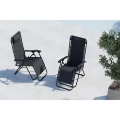 Svea - Noura Relaxstoel - Zwart -VIDAXL Winkel 3756243b72fd4fa493bed273b4d4ccf6