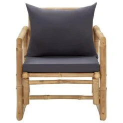 VidaXL Tuinstoelen Met Kussens 2 St Bamboe -VIDAXL Winkel 385394e593c344f1b0c080c31c215533