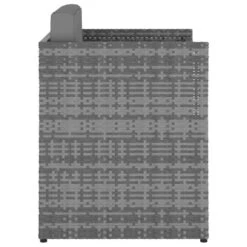 VidaXL - Tuinstoelen - Antraciet - Poly Rattan - Met Voetenbank -VIDAXL Winkel 3896d9c6d08948dbb699391d3a85114c