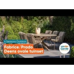 4-Seasons Fabrice Tuinstoel - Antraciet (1 Stuk) -VIDAXL Winkel 3acea6a0c058495aa1aea08e4d3e4345