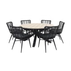 Garden Impressions Edison 148 Cm. - Ronde Tuinset / Jasmine Black -VIDAXL Winkel 3c692e7ded504162bdd6d779567187a9